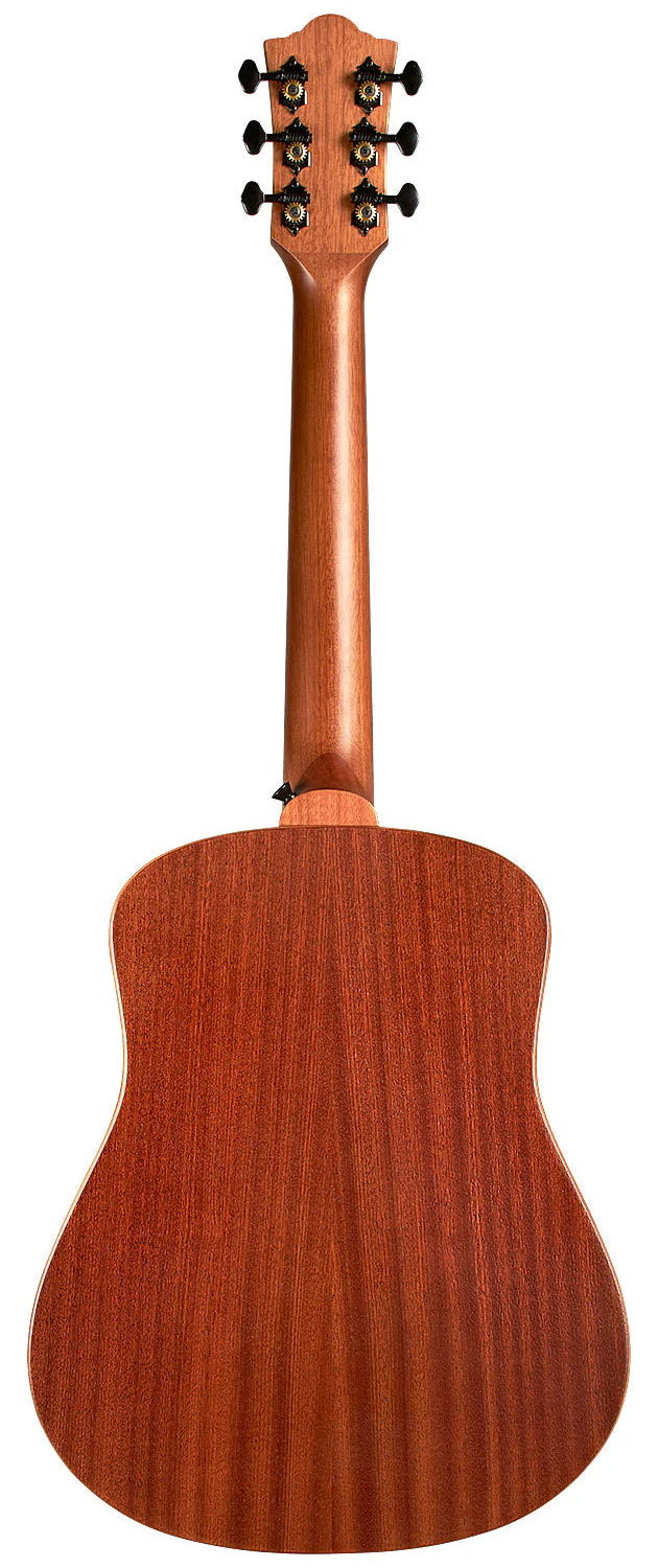 Guild Travel Mahogany Acoustic Guitar with Gig Bag - Natural, Full Mahogany - Image 7