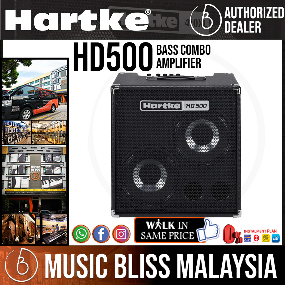 Hartke HD500 Bass Combo Amplifier with 0% Instalment