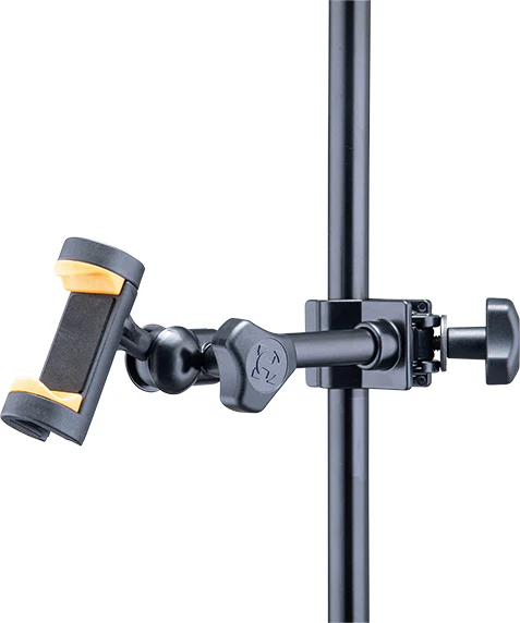 Hercules DG207B Smartphone Holder with Tube Clamp, Camera Threads, and Cold Shoe Mount - Image 2