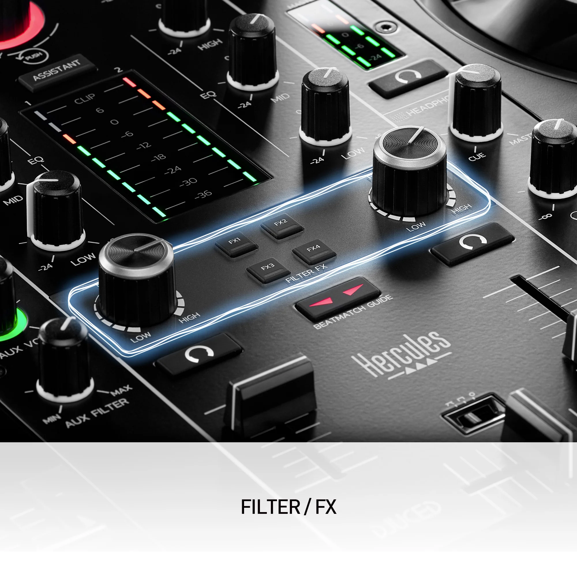 Hercules DJControl Inpulse 500 | All-In-One DJ controller with Beatmatch Guide, Full DJ Software DJUCED & Serato DJ Lite Included, Other DJ Software Compatible - Image 6