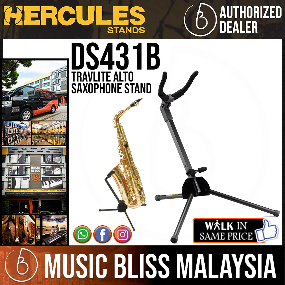 Hercules DS431B TravLite Alto Saxophone Stand
