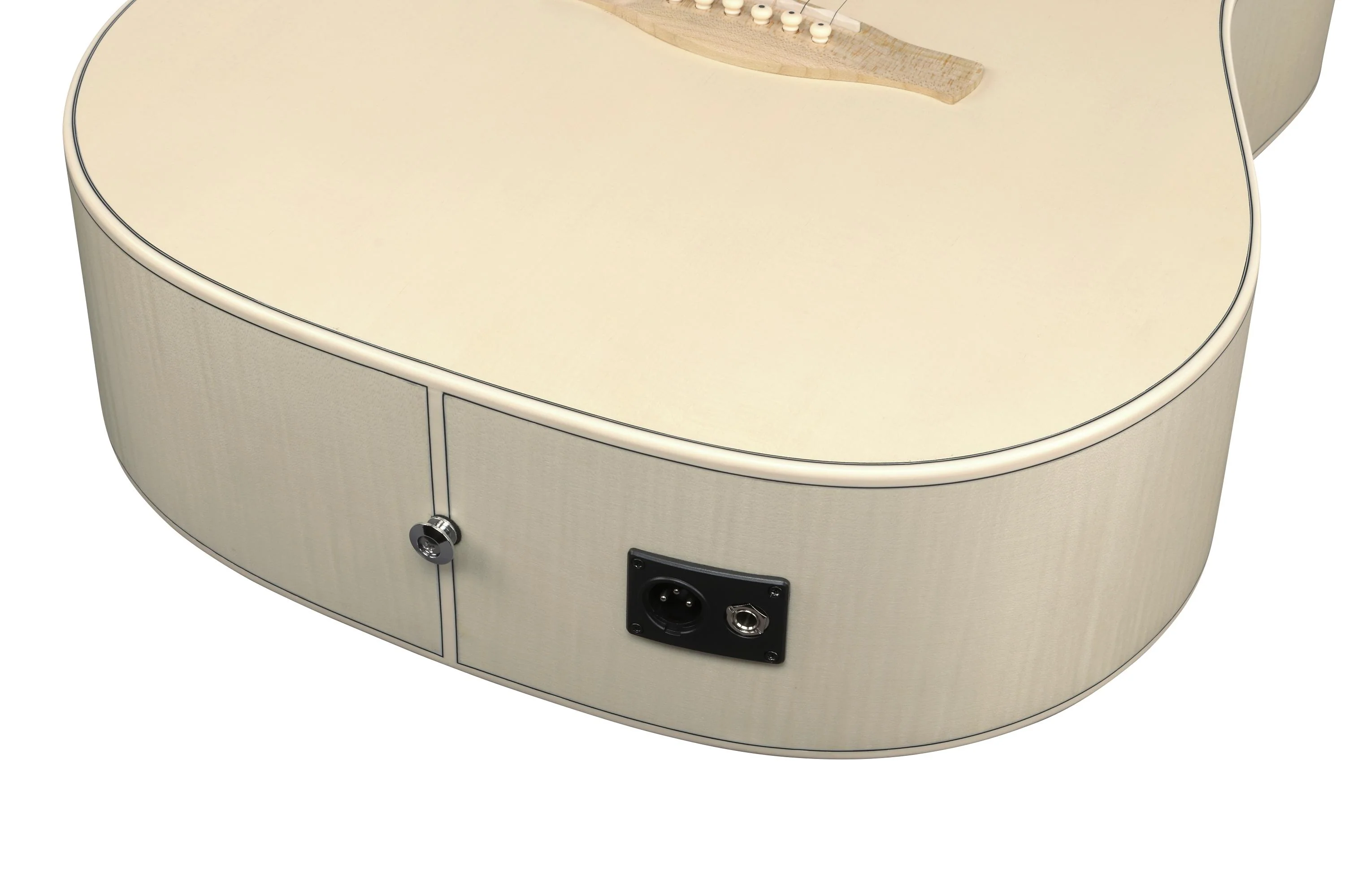 Ibanez AAD77ME Acoustic-electric Guitar - Open Pore Antique White - Image 6