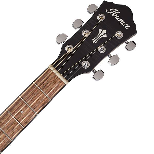 Ibanez AEG70 Acoustic-Electric Guitar - Transparent Charcoal Burst High Gloss - Image 7