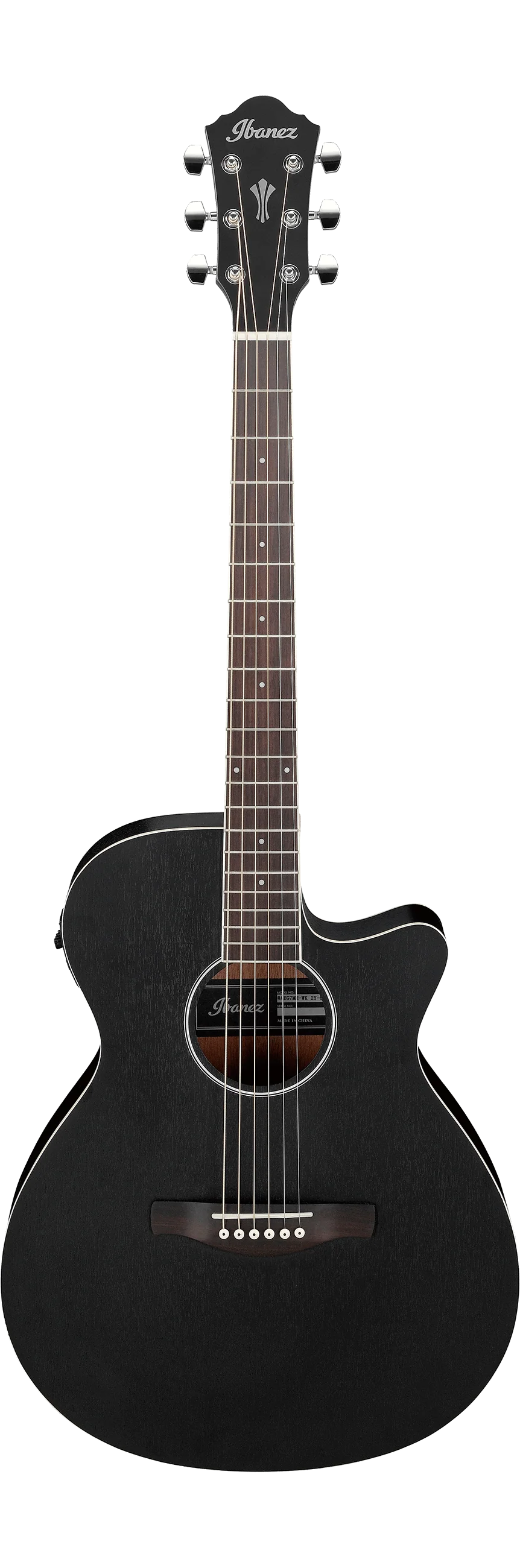 Ibanez AEG7MH Acoustic-Electric Guitar - Weathered Black - Image 4