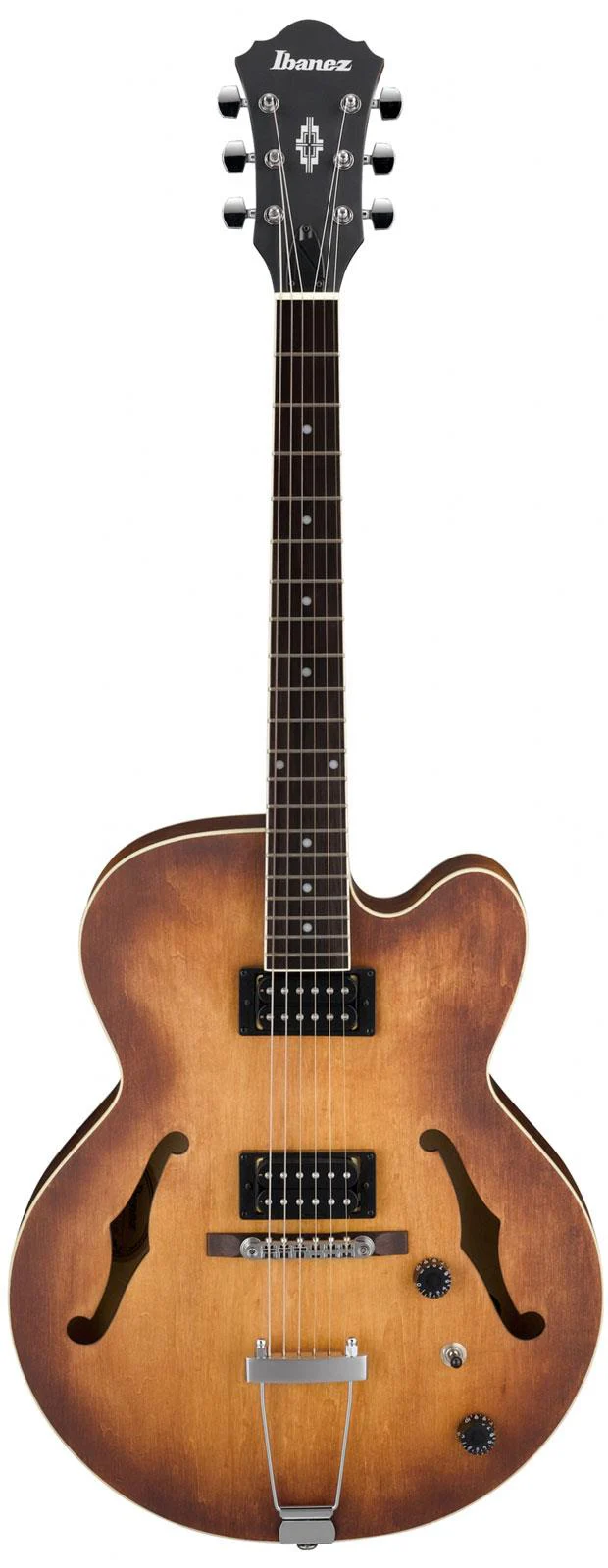 Ibanez Artcore AF55 Hollowbody Electric Guitar - Tobacco Flat - Image 2