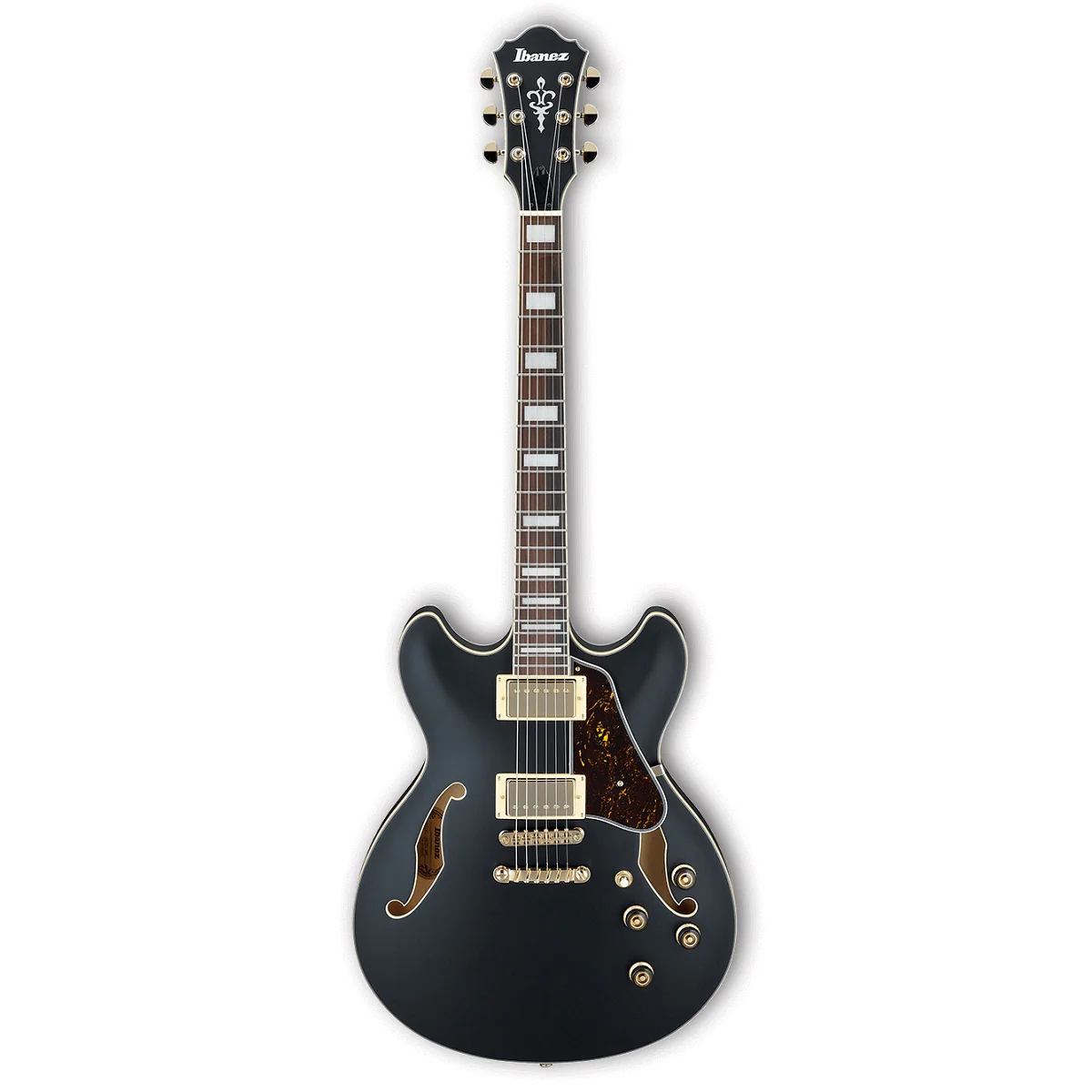 Ibanez Artcore AS73G Semi-hollowbody Electric Guitar - Black Flat - Image 2