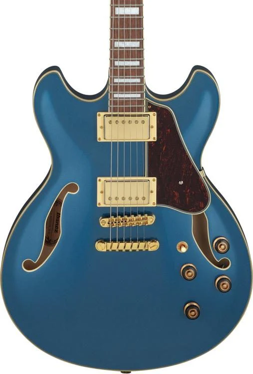 Ibanez Artcore AS73G Semi-hollowbody Electric Guitar - Prussian Blue Metallic - Image 4