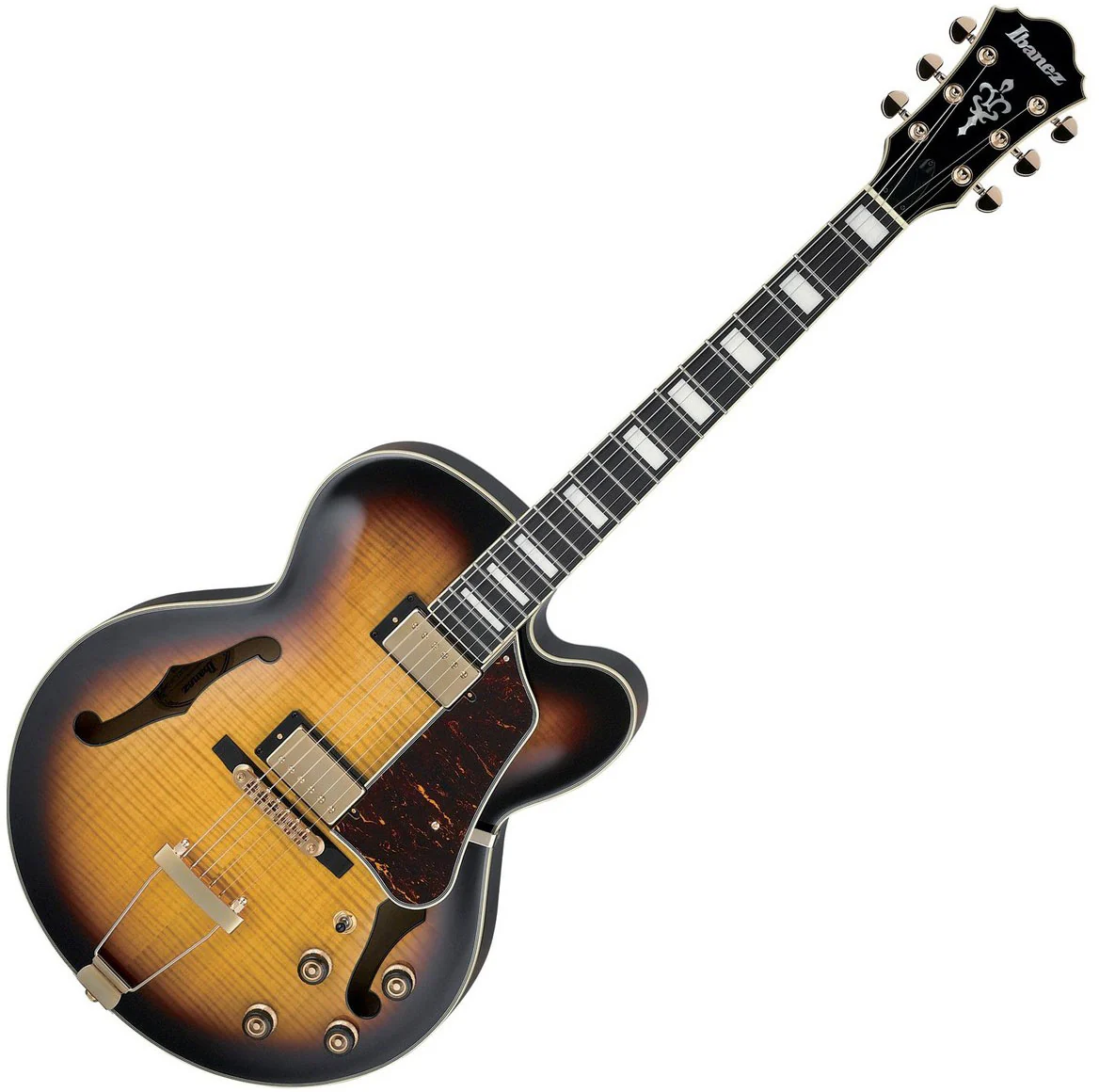 Ibanez Artcore Expressionist AF95FM Electric Guitar - Antique Yellow Sunburst - Image 2