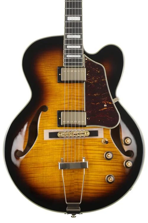 Ibanez Artcore Expressionist AF95FM Electric Guitar - Antique Yellow Sunburst - Image 3