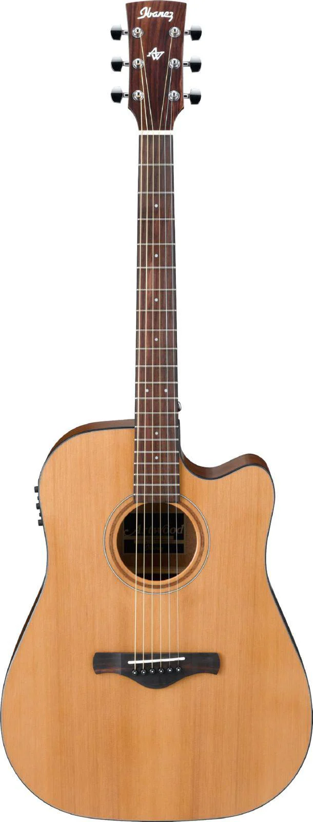 Ibanez AW65ECE Acoustic-Electric Guitar - Natural Low Gloss - Image 4