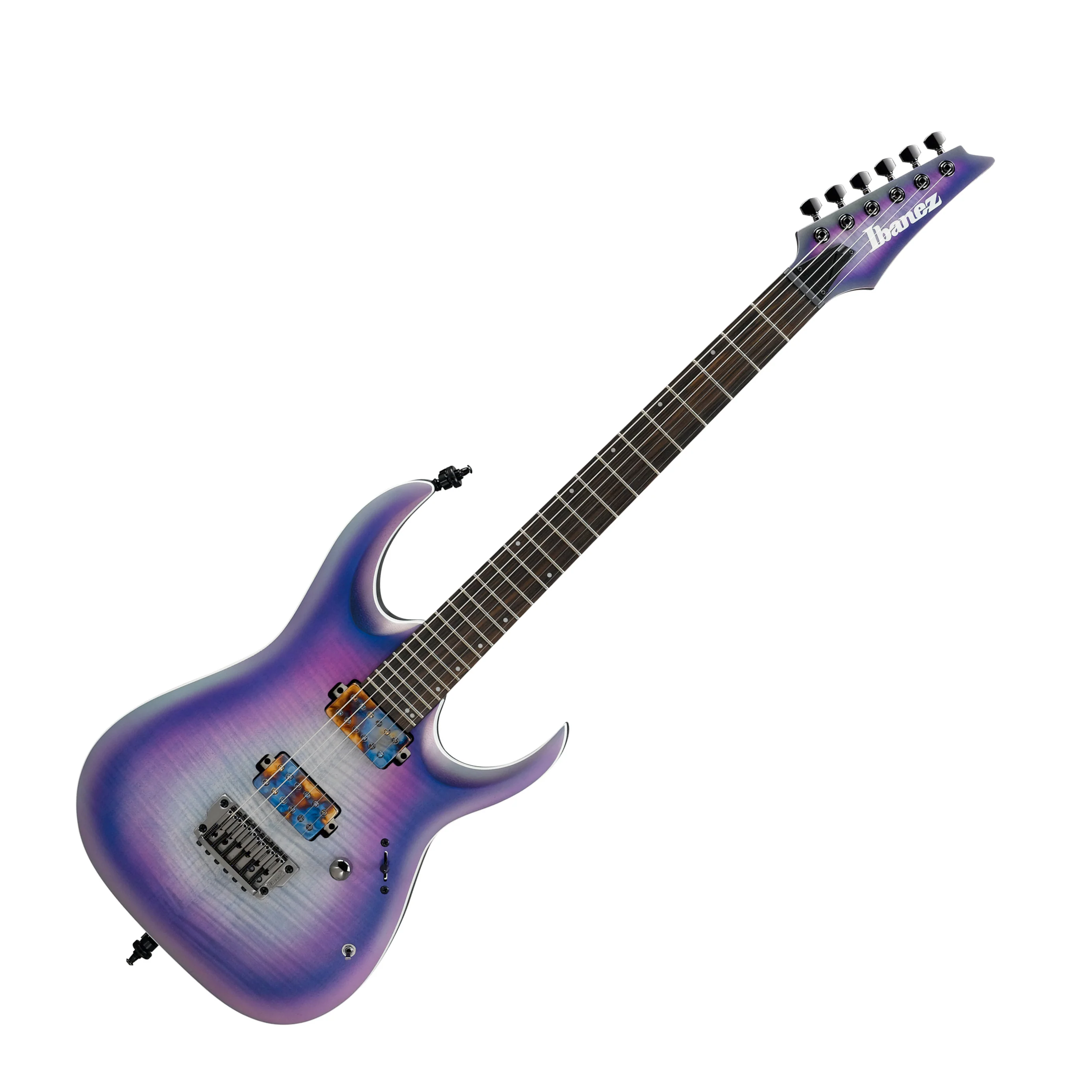 Ibanez Axion Label RGA61AL Electric Guitar - Indigo Aurora Burst Flat - Image 2