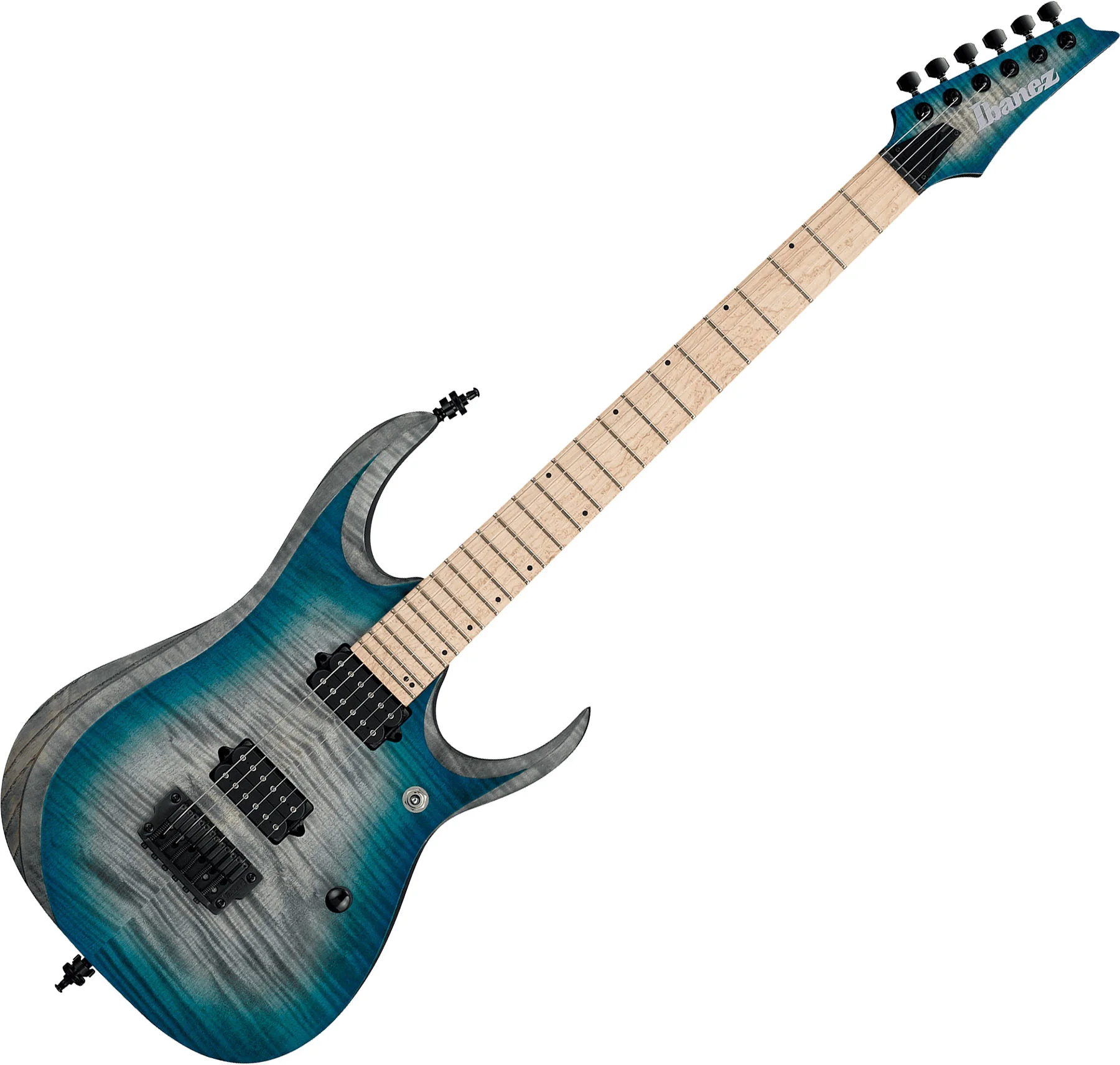 Ibanez Axion Label RGA61AL Electric Guitar - Stained Sapphire Blue Burst - Image 2