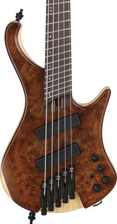 Ibanez Bass Workshop EHB1265MS Electric Bass Bass Guitar - Natural Mocha Low Gloss - Image 3