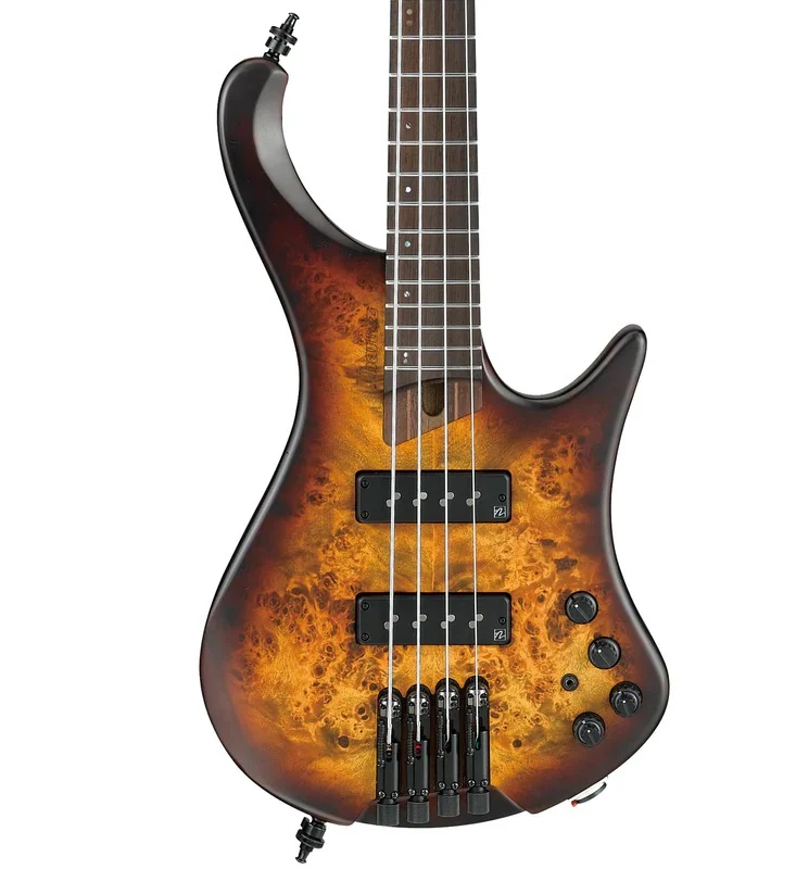 Ibanez Bass Workshop EHB1500 Electric Bass Guitar - Dragon Eye Burst Flat - Image 3