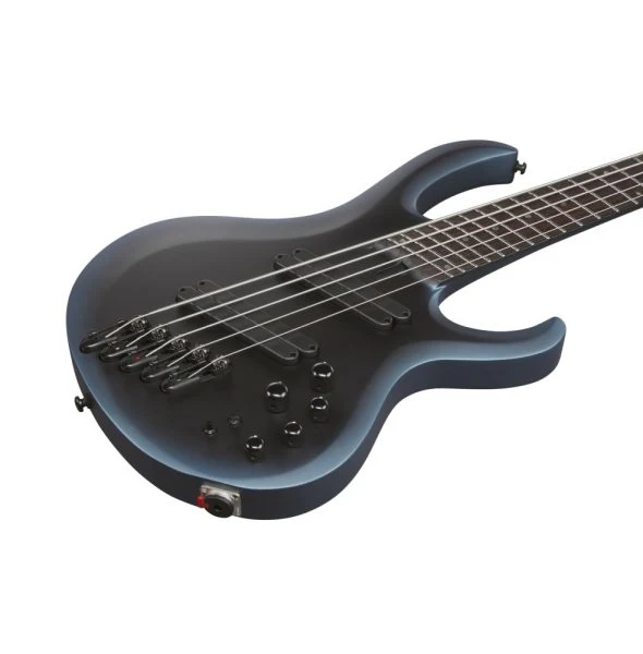Ibanez BTB605MS Electric Bass Guitar - Midnight Arctic Ocean Matte - Image 7