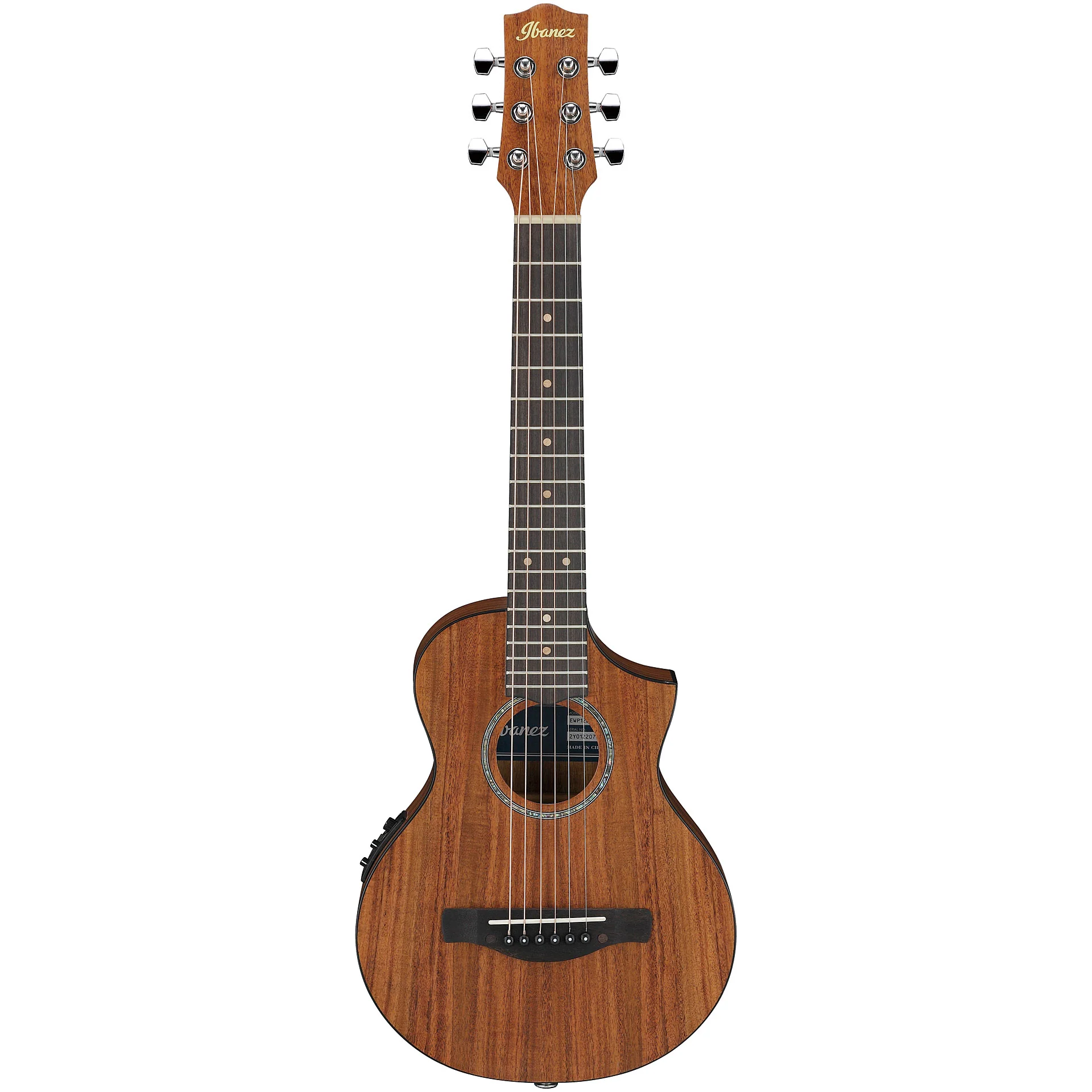 Ibanez EWP12EWB Acoustic Guitarlele with Bag - Open Pore Natural - Image 2