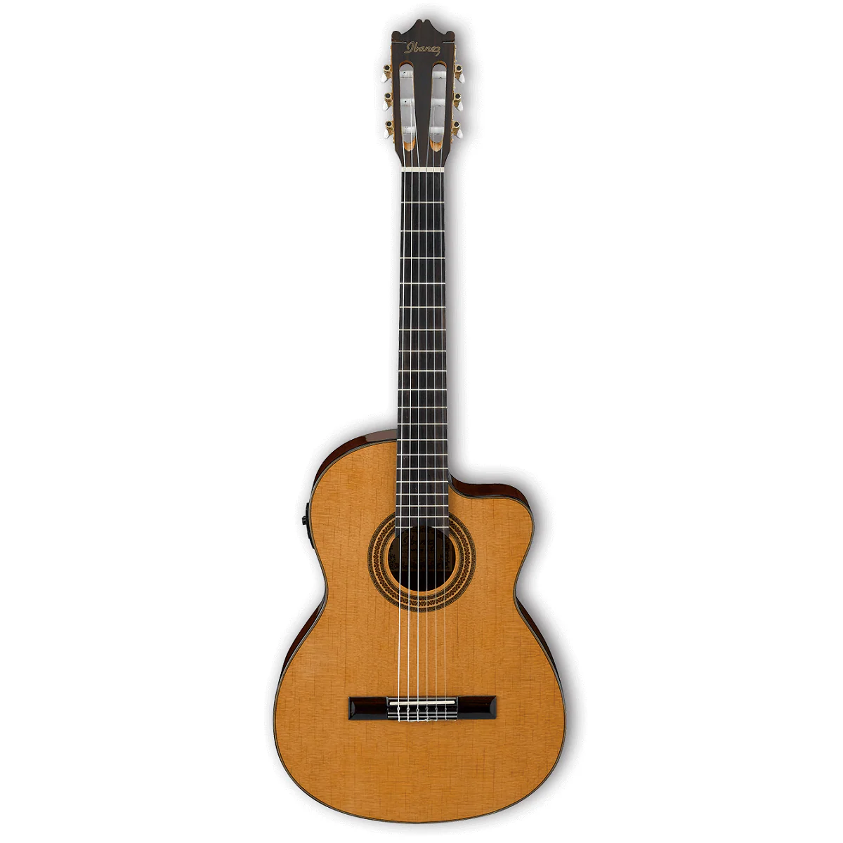 Ibanez GA6CE Classical Guitar - Amber High Gloss - Image 4
