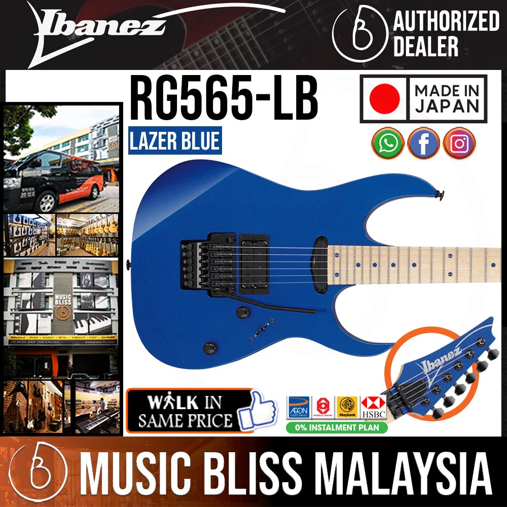 Ibanez Genesis Collection RG565 Electric Guitar - Lazer Blue MADE IN JAPAN