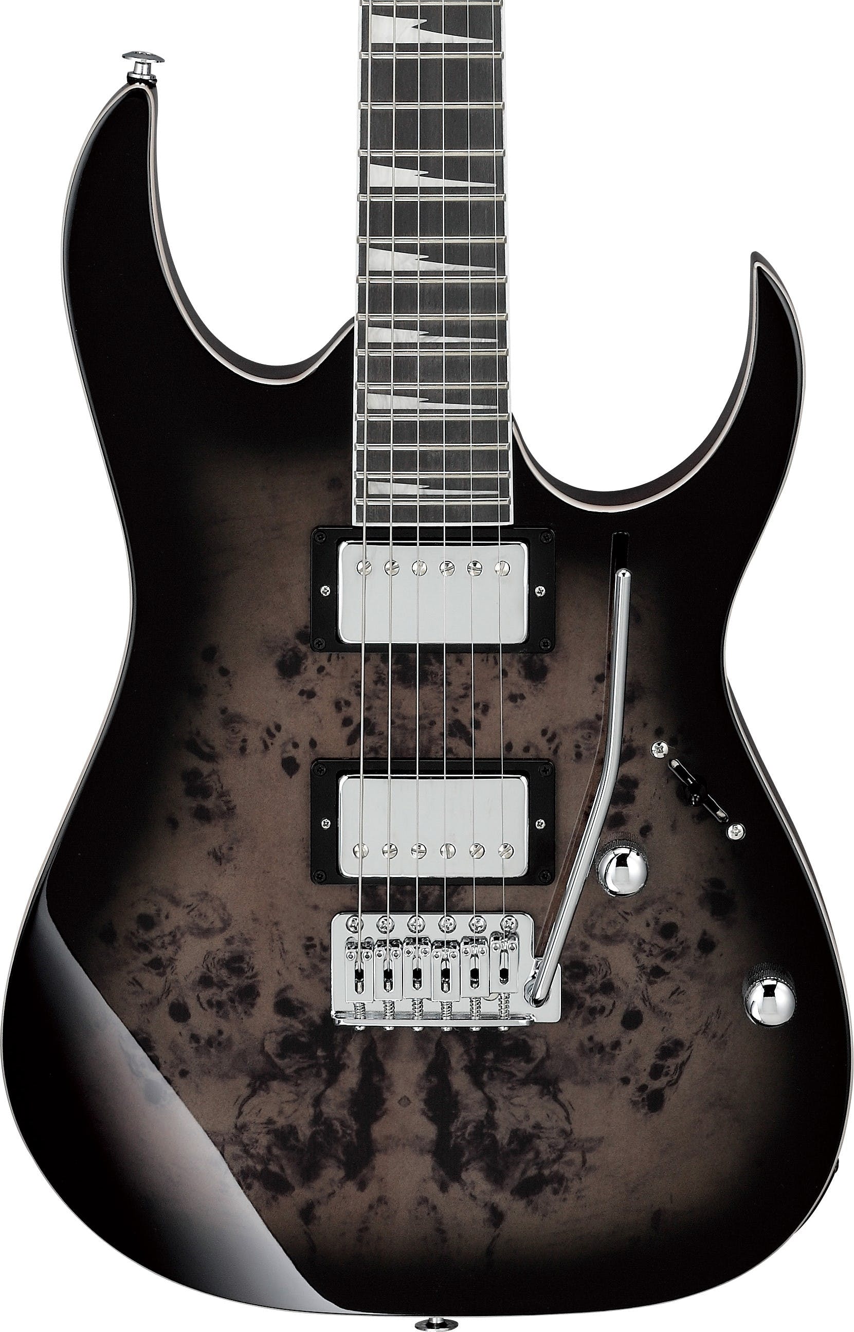Ibanez GIO GRG220PA1 Electric Guitar - Transparent Brown Black Burst - Image 5