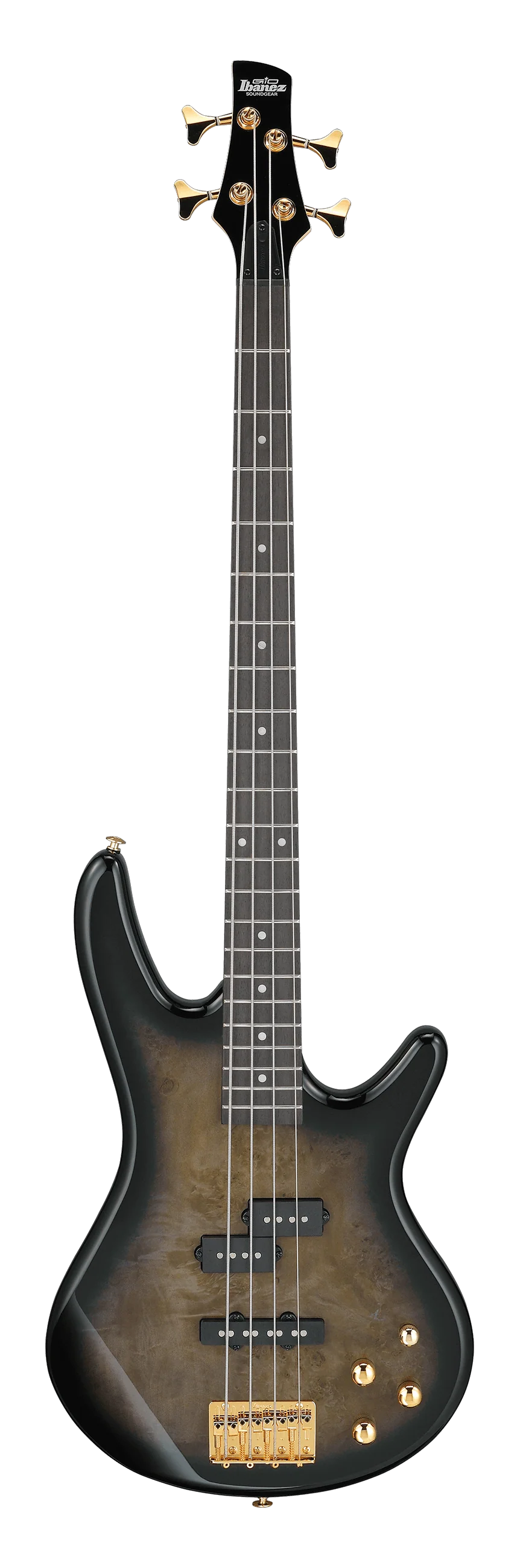 Ibanez Gio GSR200PC Electric Bass Guitar - Transparent Pale Black Burst - Image 2