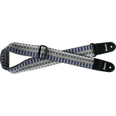 Ibanez GSB50 C3 Braided Guitar Strap - Grey - Image 2