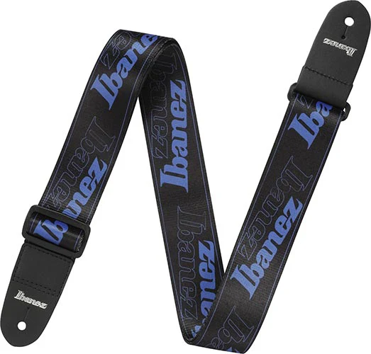 Ibanez GSD50 Guitar Strap - Blue (GSD50BL / GSD50-BL) - Image 2