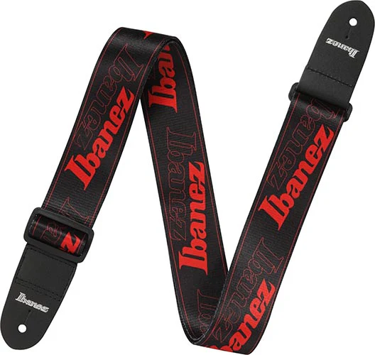 Ibanez GSD50 Guitar Strap - Red - Image 2