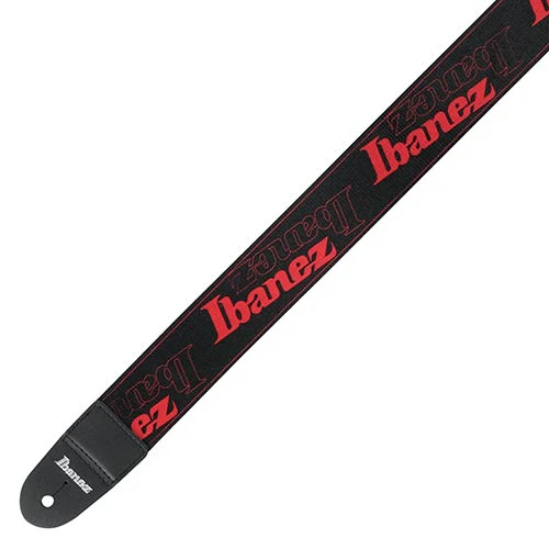 Ibanez GSD50 Guitar Strap - Red - Image 3