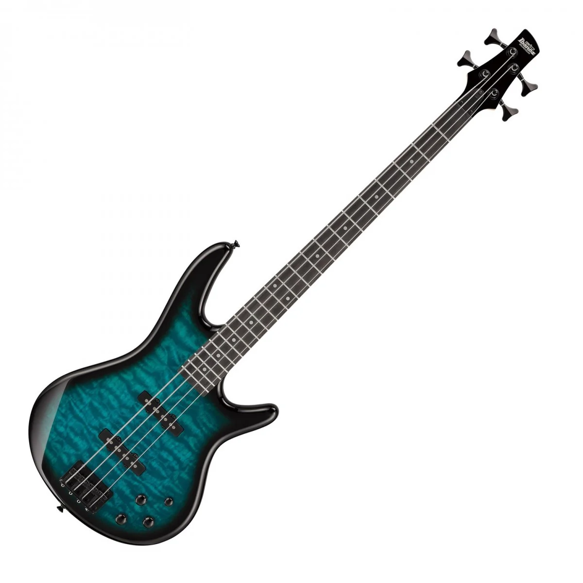Ibanez GSR280QA Electric Bass Guitar - Transparent Marine Sunburst - Image 4