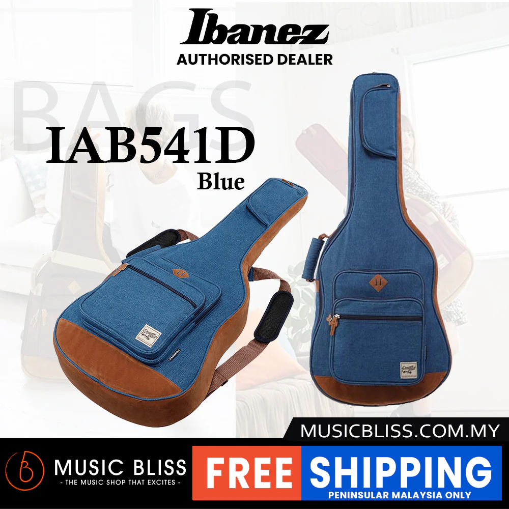 Ibanez IAB541D Powerpad Gig Bag for Acoustic Guitars - Blue