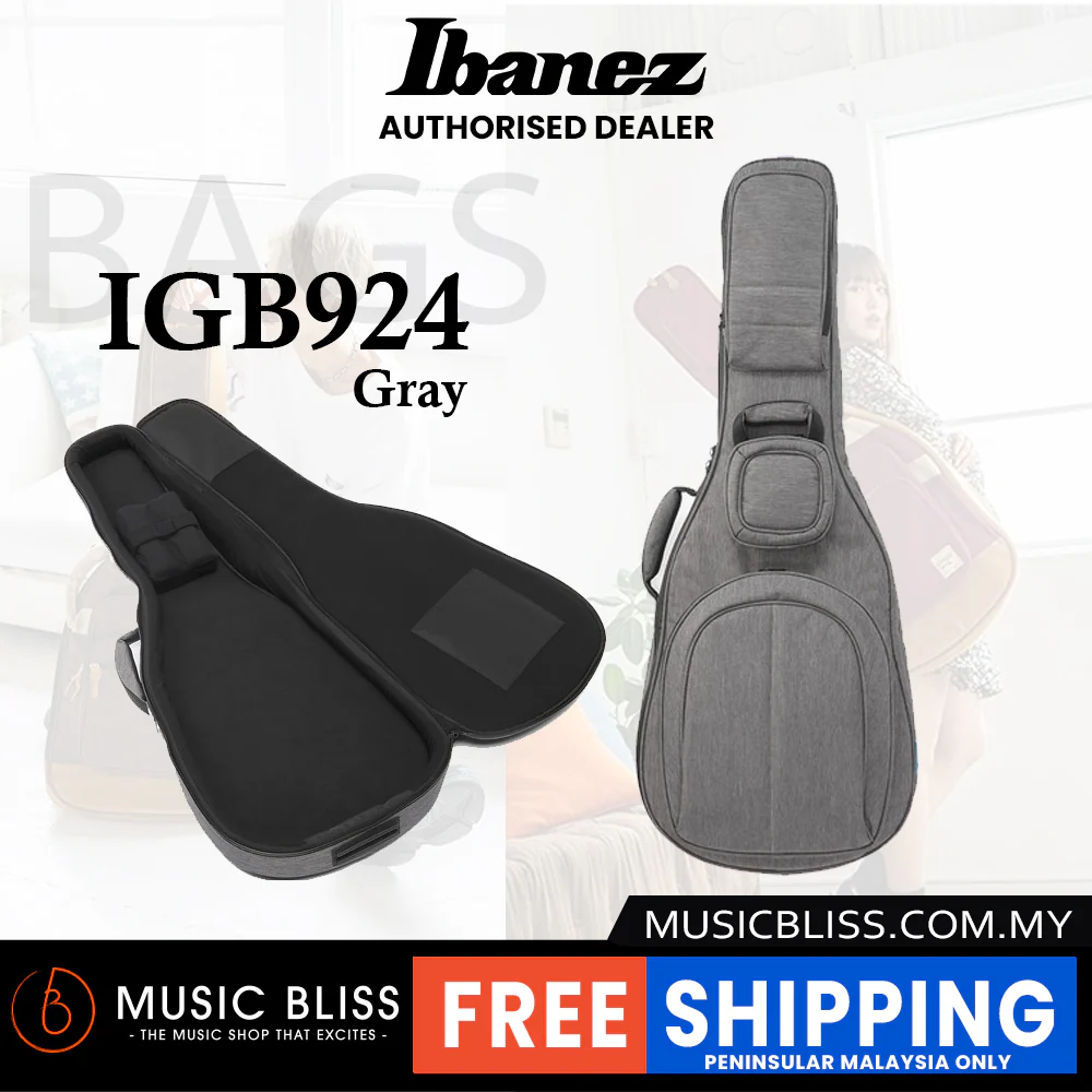 Ibanez IGB924 Powerpad Gig Bag for Electric Guitar - Gray