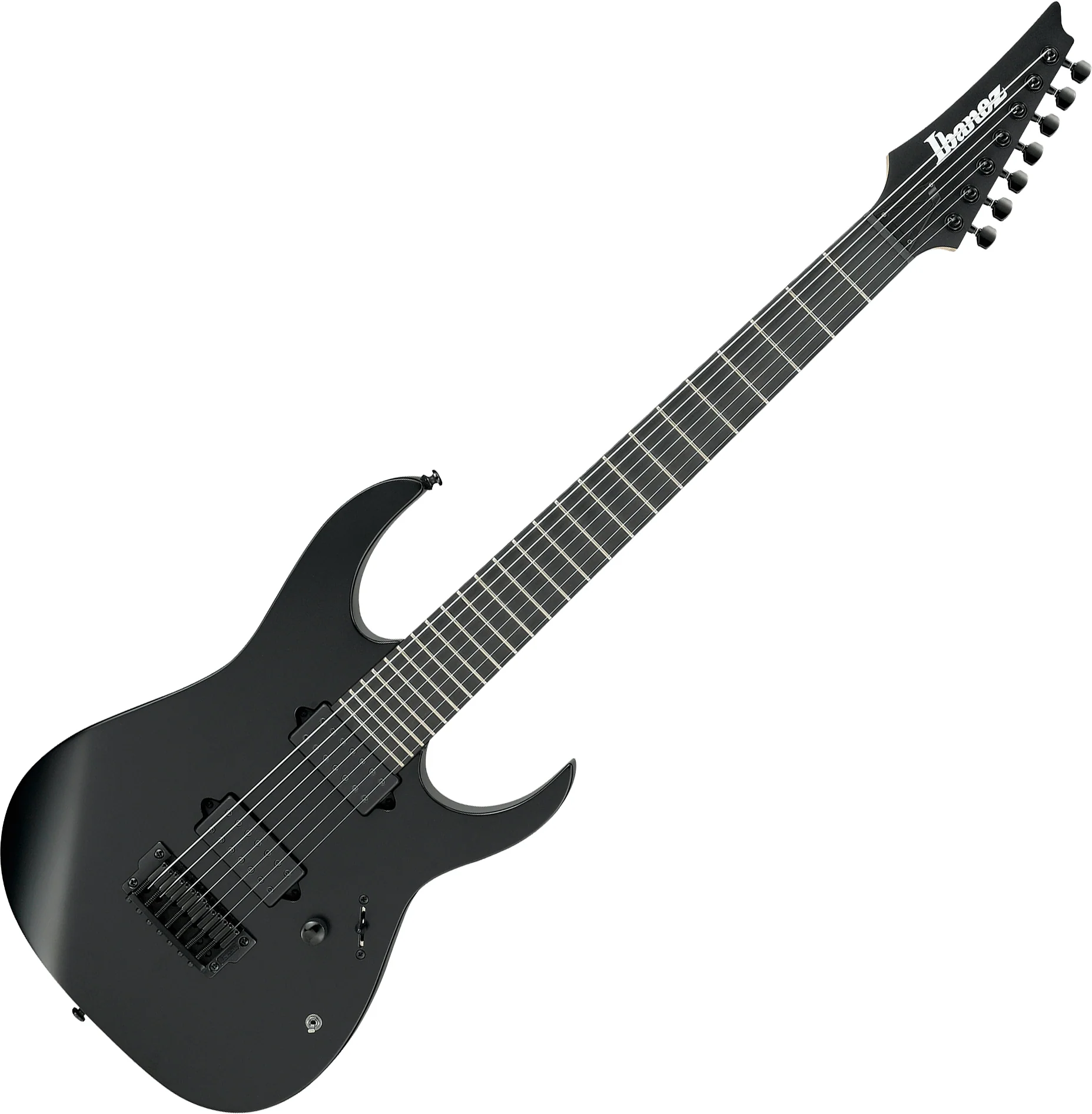 Ibanez Iron Label RGIXL7 Electric Guitar - Black Flat - Image 2