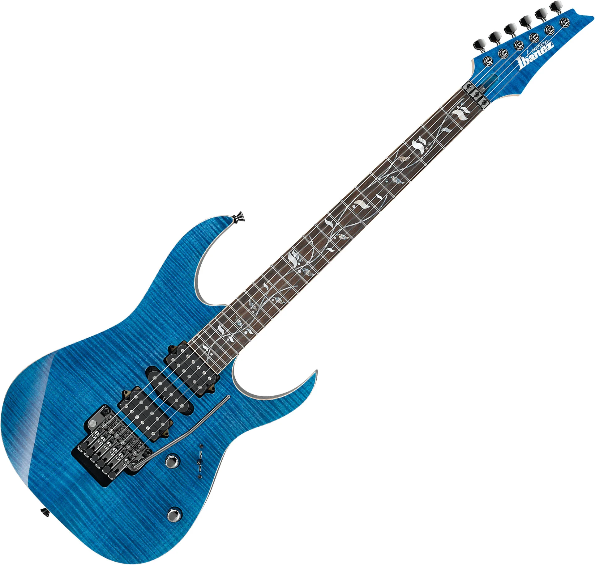 Ibanez J Custom RG8570Z Electric Guitar - Royal Blue Sapphire - Image 2