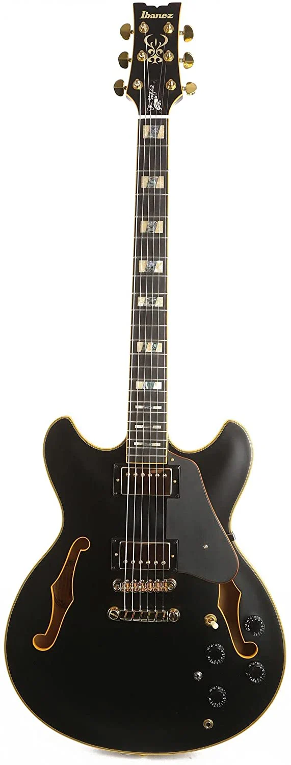 Ibanez John Scofield Signature JSM20 Electric Guitar - Black Low Gloss - Image 2