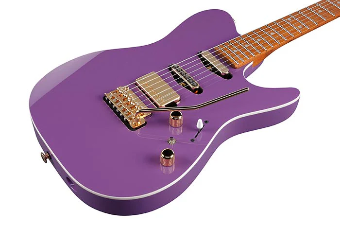 Ibanez Lari Basilio Signature LB1 Electric Guitar - Violet - Image 2