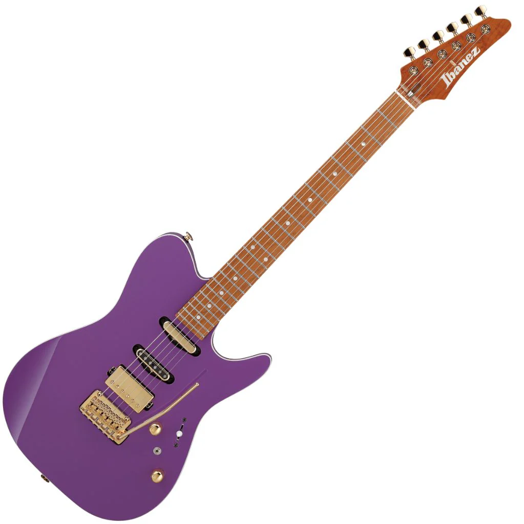 Ibanez Lari Basilio Signature LB1 Electric Guitar - Violet - Image 3