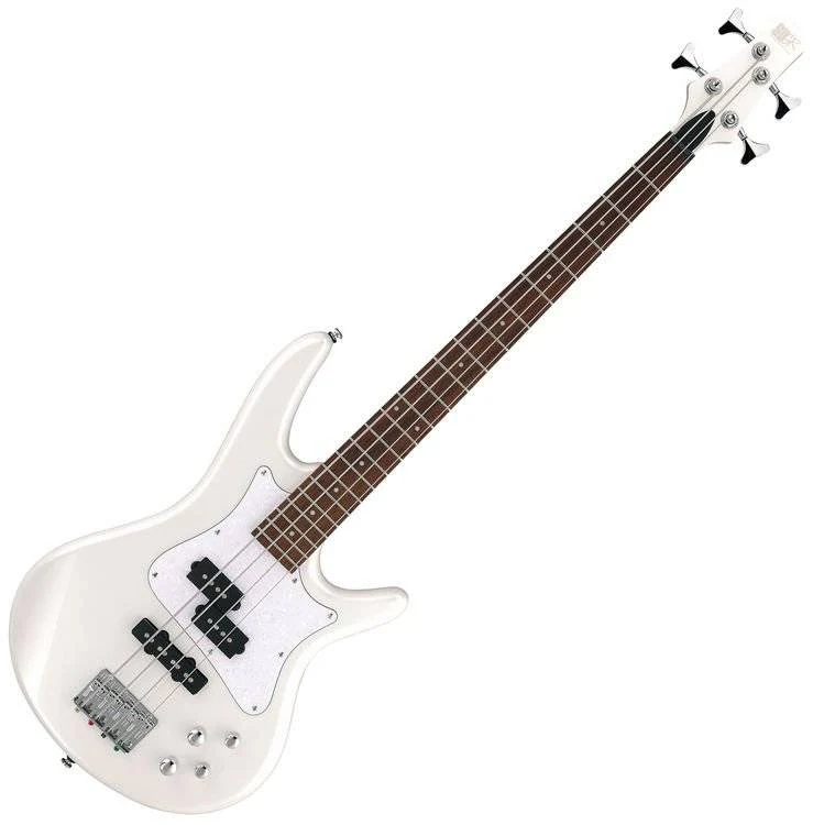 Ibanez Mezzo SRMD200D Electric Bass Guitar - Pearl White - Image 2