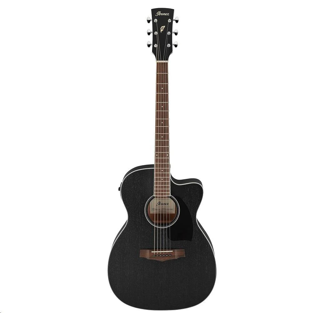 Ibanez PC14MHCE Acoustic-Electric Guitar - Weathered Black - Image 4