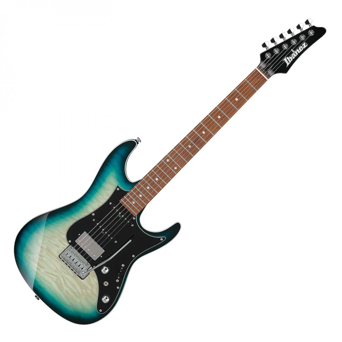 Ibanez Premium AZ24P1QM Electric Guitar - Deep Ocean Blonde - Image 3
