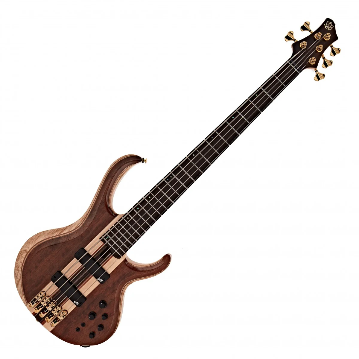 Ibanez Premium BTB1835 Electric Bass Guitar - Natural Shadow Low Gloss - Image 2
