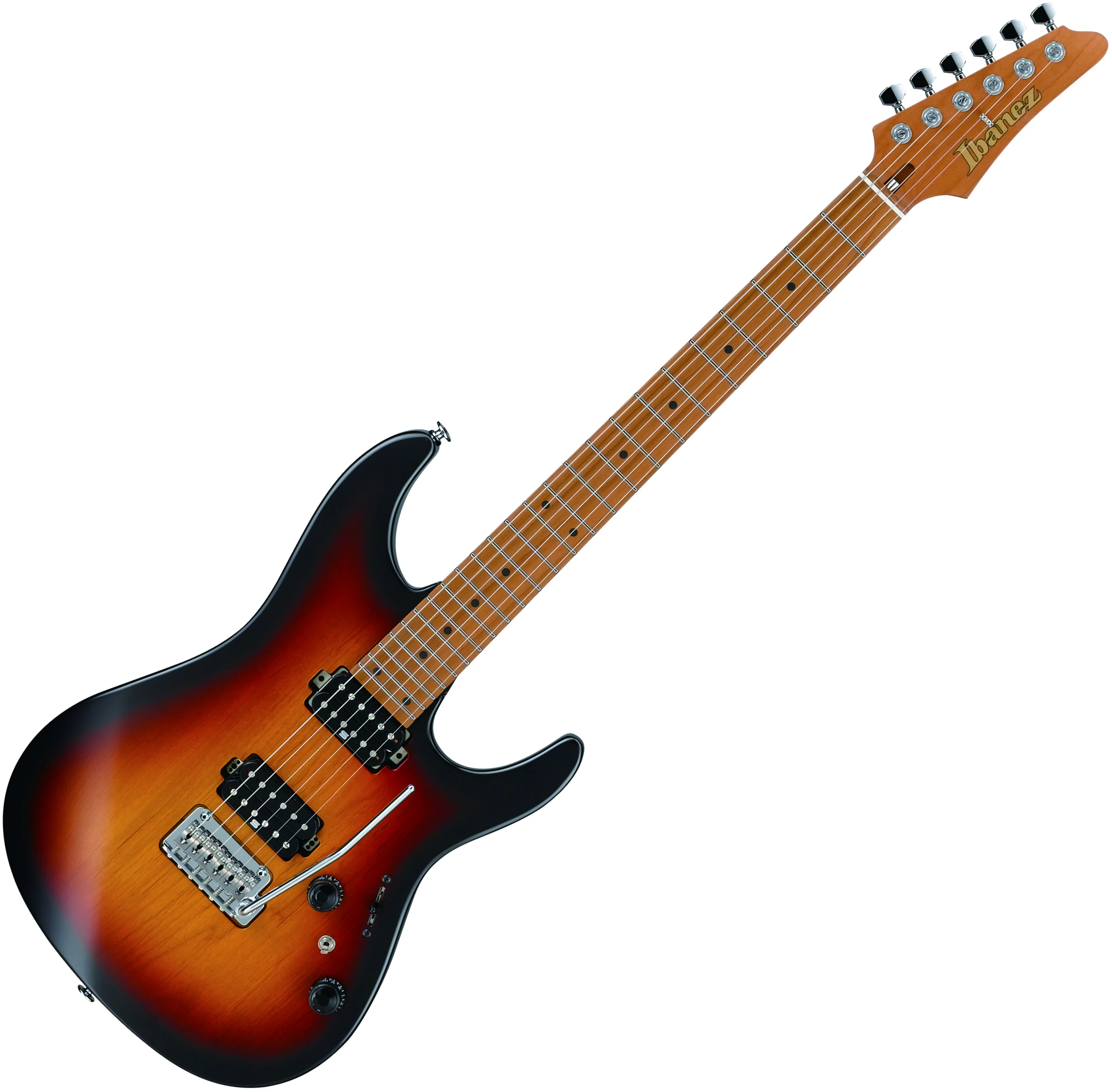 Ibanez Prestige AZ2402 Electric Guitar - Tri Burst Fade Flat (MADE IN JAPAN) - Image 2