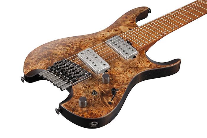 Ibanez QX527PB Q Series Headless Electric Guitar - Antique Brown Stain - Image 3