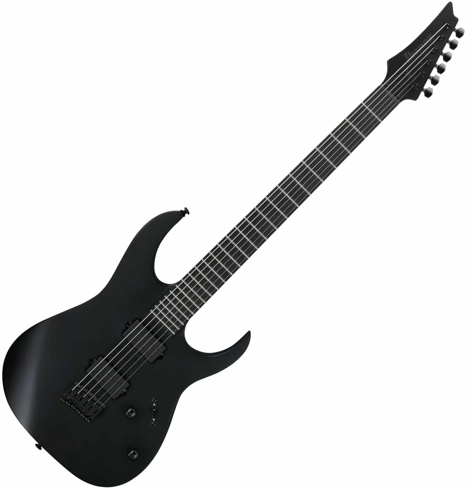 Ibanez Iron Label RG Baritone RGRTBB21 Electric Guitar - Black Flat - Image 2