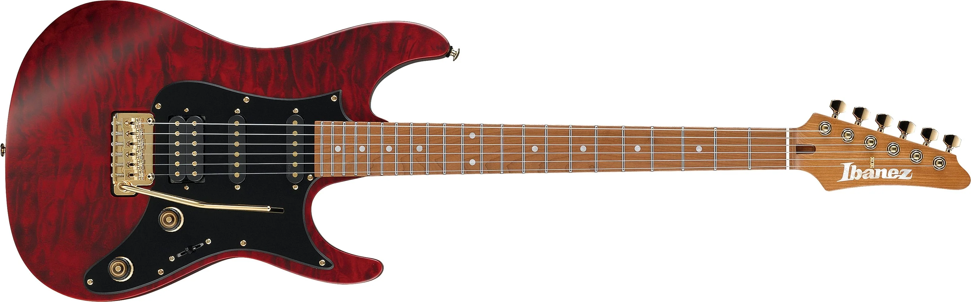 Ibanez Scott LePage (Polyphia) Signature SLM10 Electric Guitar - Transparent Red Matte - Image 2