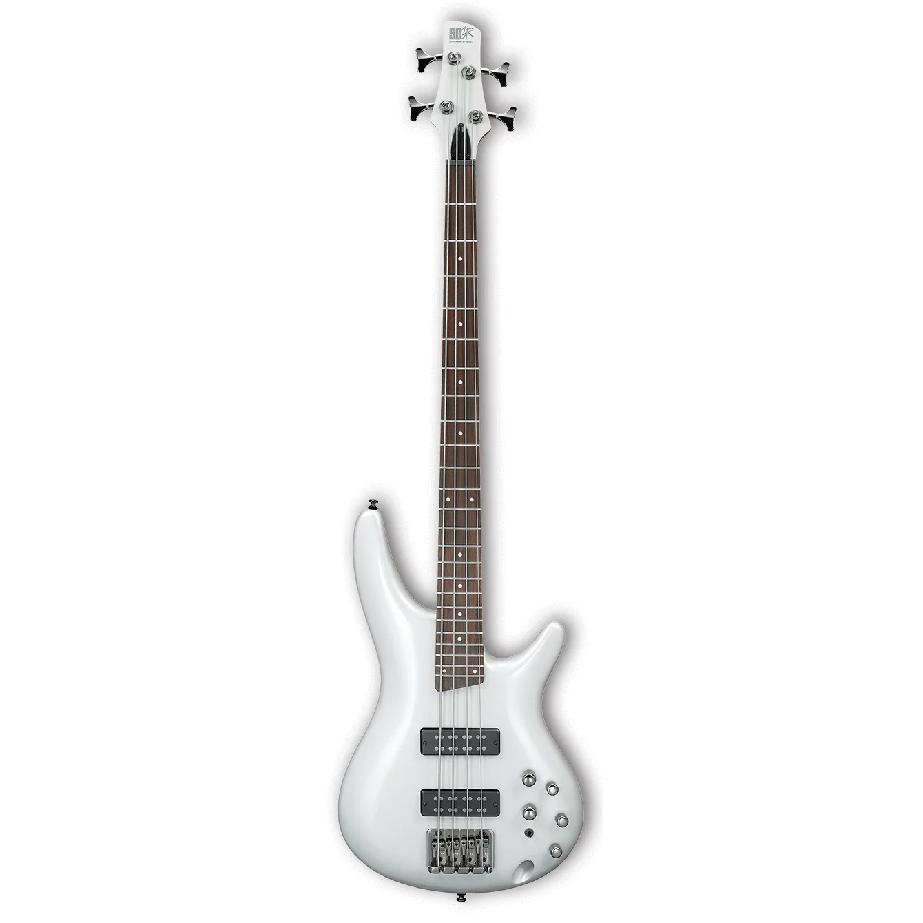 Ibanez Standard SR300E Electric Bass Guitar - Pearl White - Image 4