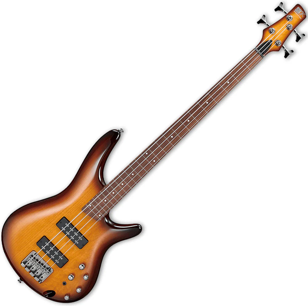 Ibanez SR370EF 4-String Fretless Electric Bass Guitar - Brown Burst - Image 4