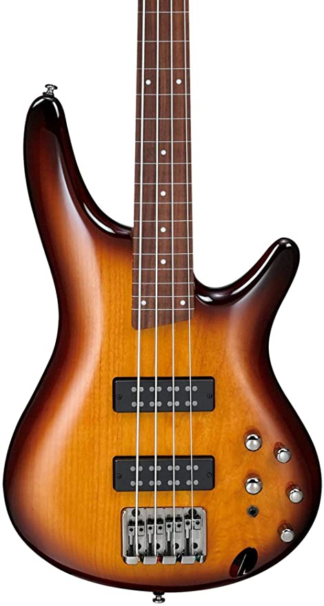 Ibanez SR370EF 4-String Fretless Electric Bass Guitar - Brown Burst - Image 5