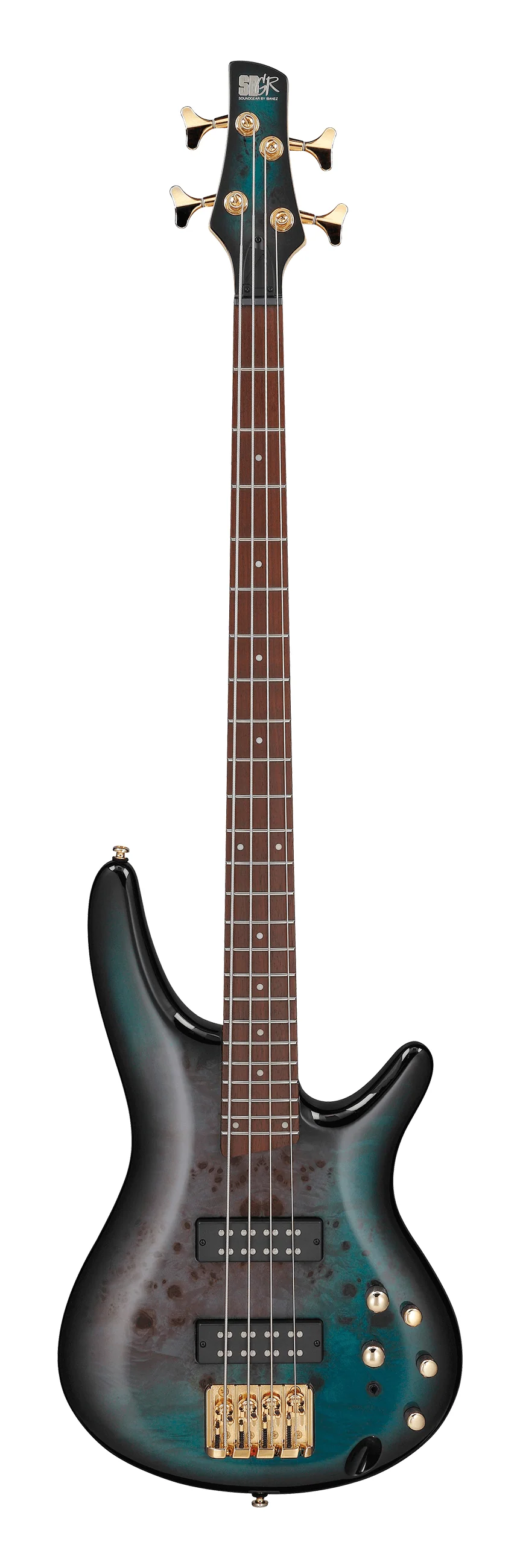 Ibanez SR400EPBDX 4-string Electric Bass Guitar - Tropical Seafloor Burst - Image 2