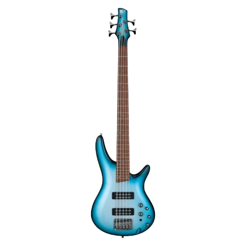 Ibanez SR Standard SR305E 5-string Bass Guitar - Deep Ocean Metallic - Image 4