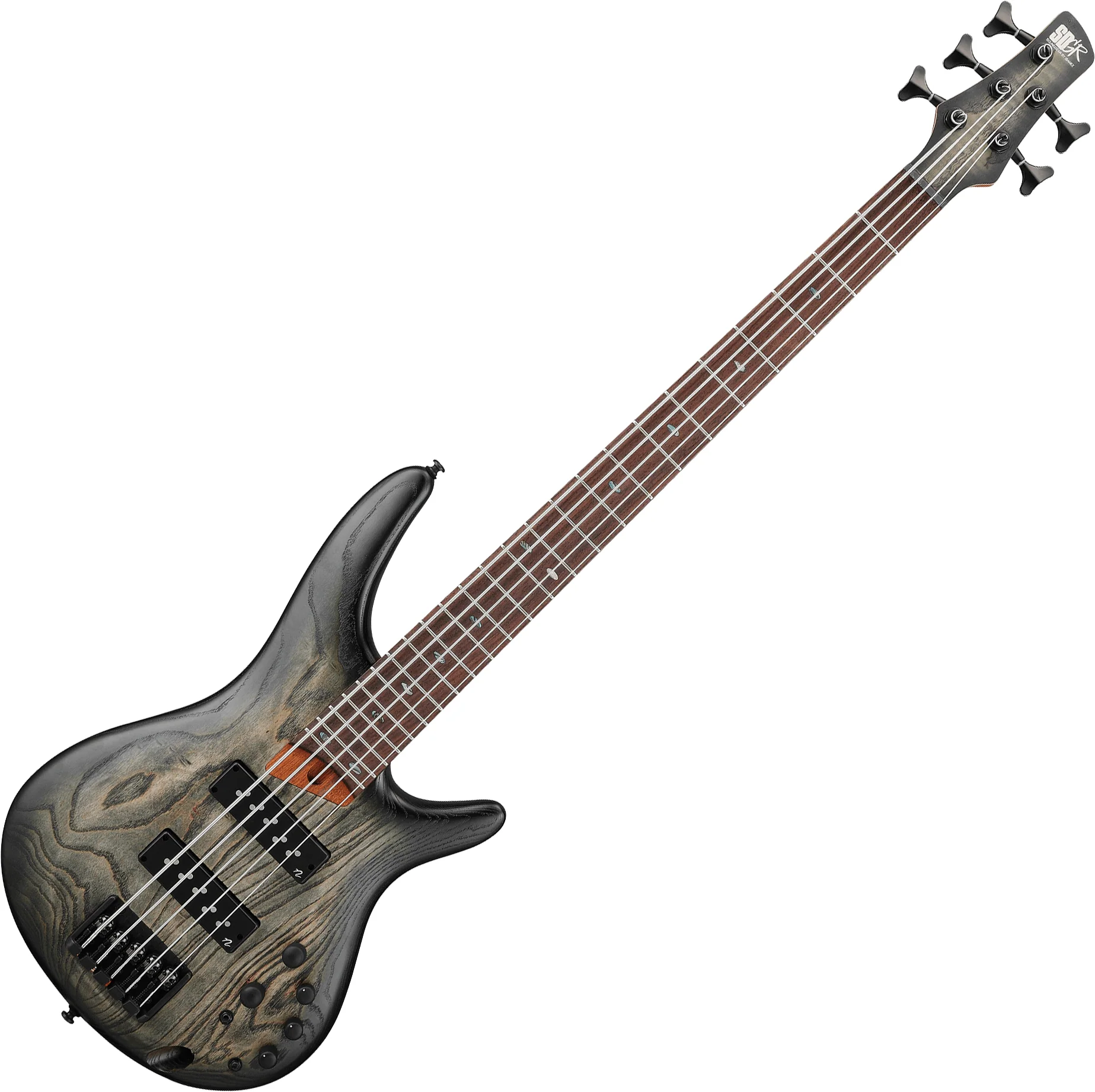 Ibanez Standard SR605E Electric Bass Guitar - Black Stained Burst - Image 3